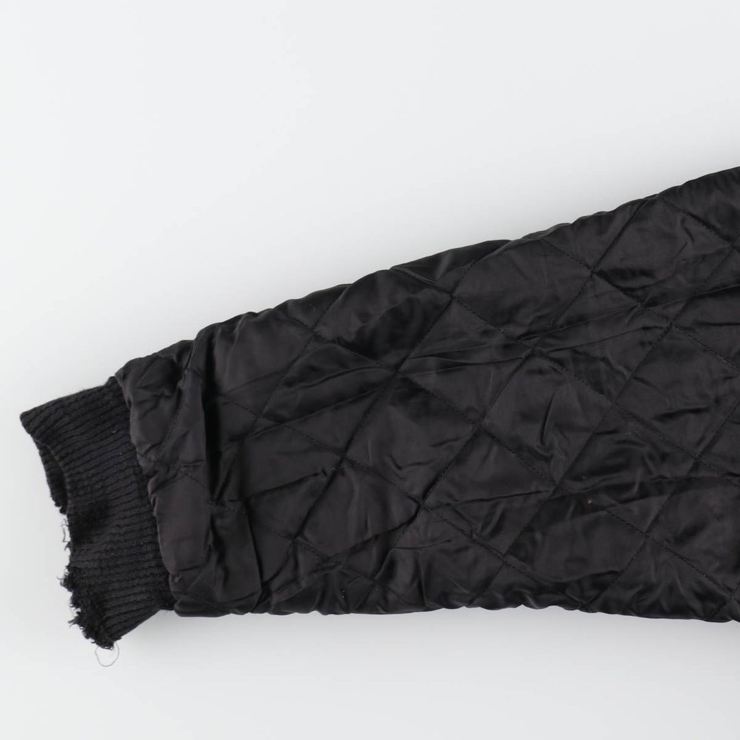 90'S Nike TEAM Sleeve Leather Wool Stadium Jacket Award Jacket Varsity Jacket Made in Canada Men's M Size Vintage /evb008357