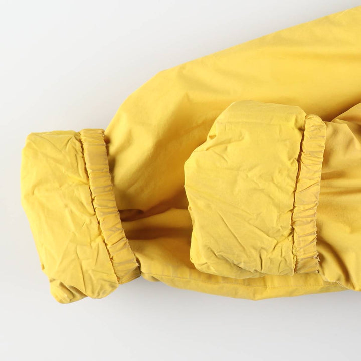 Vintage 90'S Ralph Lauren POLO by Ralph Lauren Cookie Patch Down Parka, Men's Size L cotton yellow type Vintage Second Hand