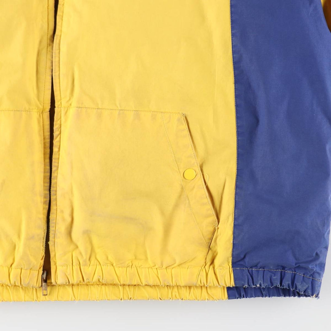 Vintage 90'S Ralph Lauren POLO by Ralph Lauren Cookie Patch Down Parka, Men's Size L cotton yellow type Vintage Second Hand