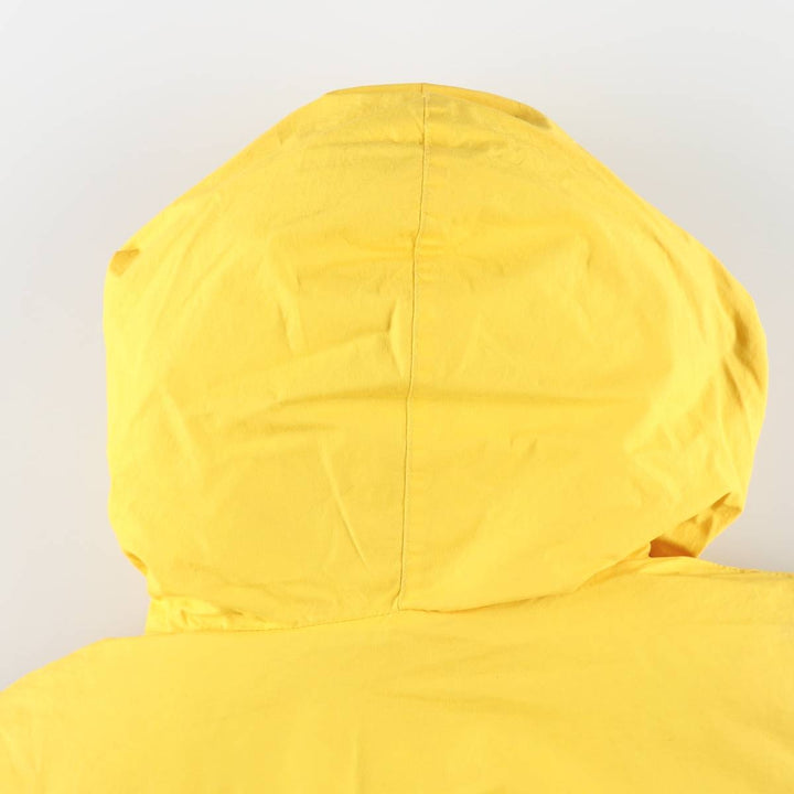 Vintage 90'S Ralph Lauren POLO by Ralph Lauren Cookie Patch Down Parka, Men's Size L cotton yellow type Vintage Second Hand