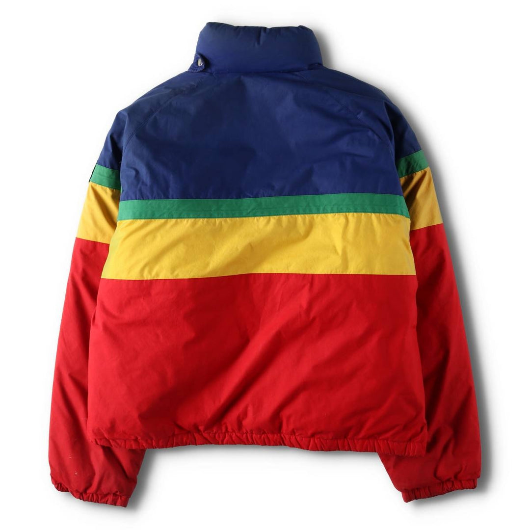 Vintage 1990'S Ralph Lauren POLO by Ralph Lauren down jacket, size L, men's cotton multicolor Vintage Second Hand