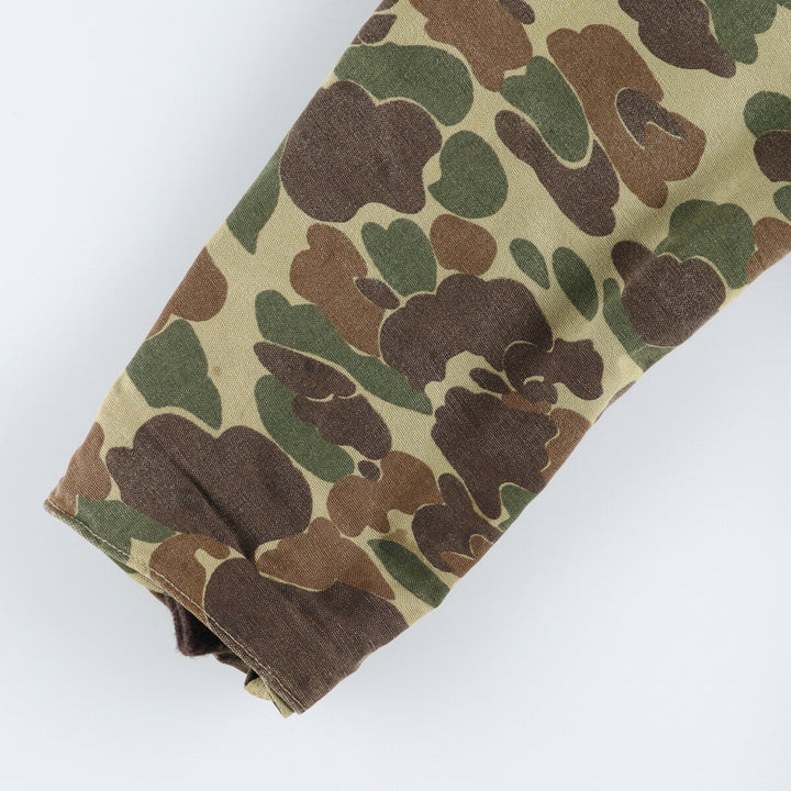 80's Carhartt 100th Anniversary Model Camouflage Pattern Duck Hunter Camo Duck Hunting Jacket Men's L Size Vintage /evb008400