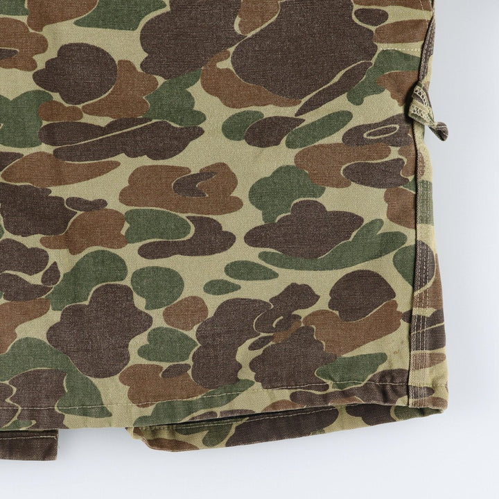 80's Carhartt 100th Anniversary Model Camouflage Pattern Duck Hunter Camo Duck Hunting Jacket Men's L Size Vintage /evb008400