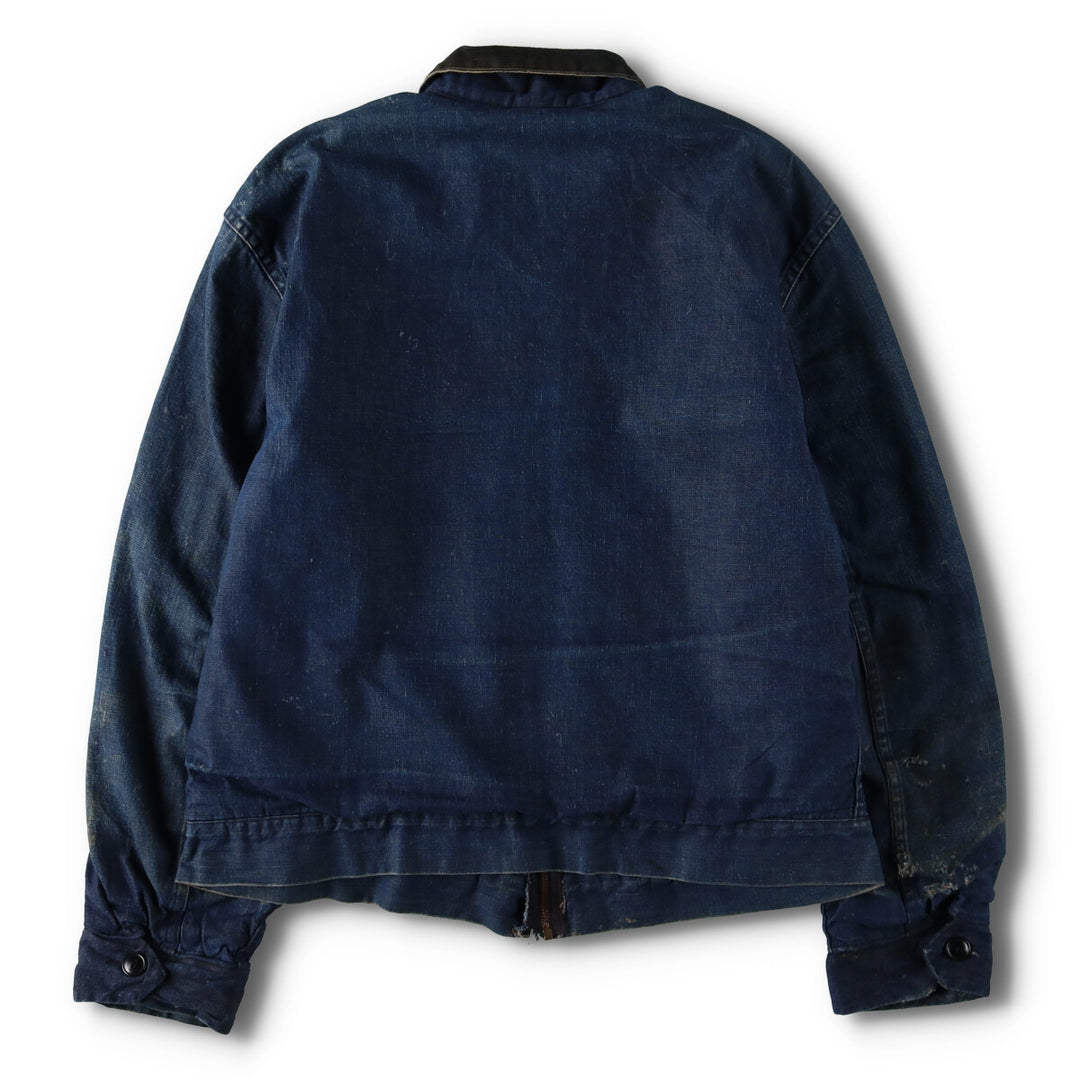 60s-70'S UNKNOWN Vintage denim work jacket, men's size L /evb008403