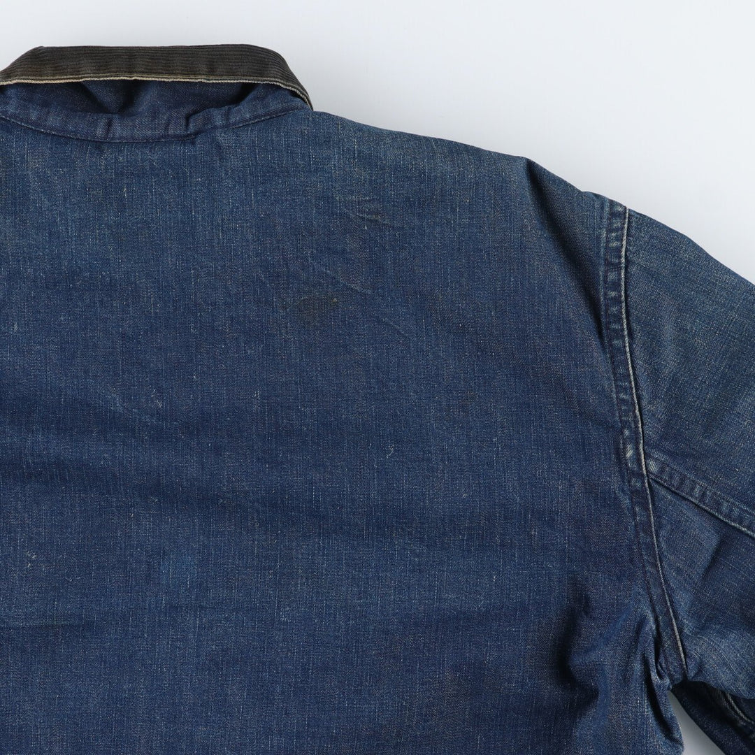 60s-70'S UNKNOWN Vintage denim work jacket, men's size L /evb008403