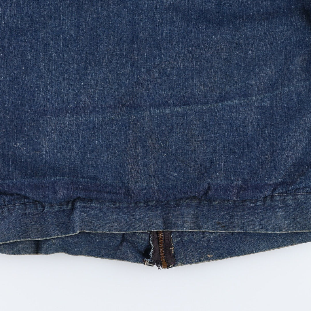 60s-70'S UNKNOWN Vintage denim work jacket, men's size L /evb008403