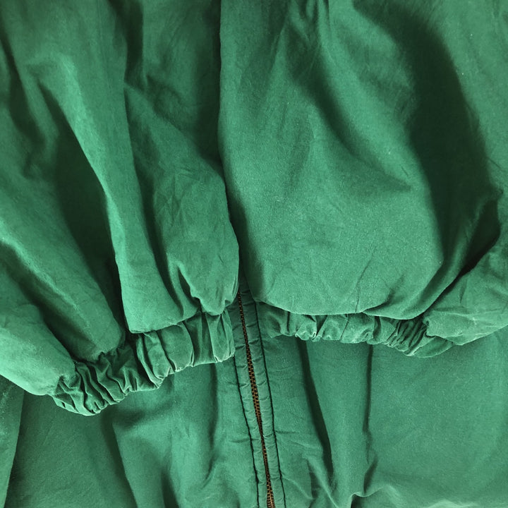 90'S POLO by Ralph Lauren hooded swing top sports jacket made in USA, men's XXL unclear green type Vintage Second Hand