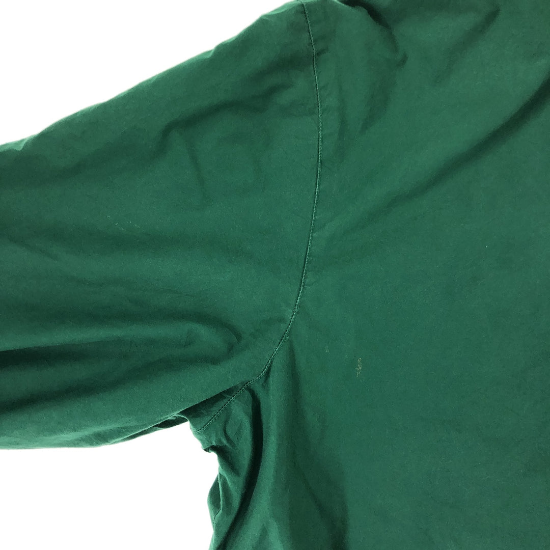90'S POLO by Ralph Lauren hooded swing top sports jacket made in USA, men's XXL unclear green type Vintage Second Hand