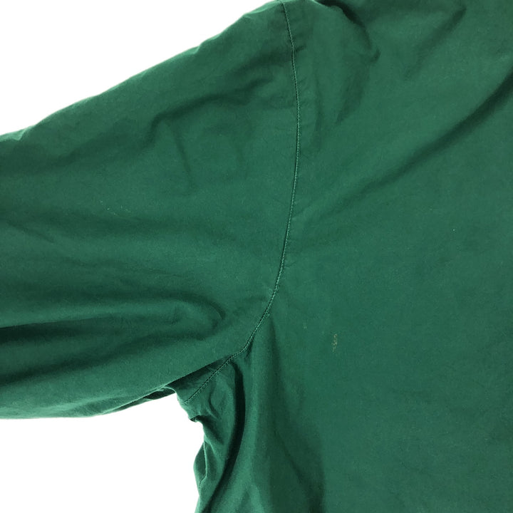 90'S POLO by Ralph Lauren hooded swing top sports jacket made in USA, men's XXL unclear green type Vintage Second Hand