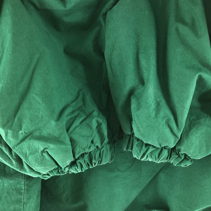 90'S POLO by Ralph Lauren hooded swing top sports jacket made in USA, men's XXL unclear green type Vintage Second Hand