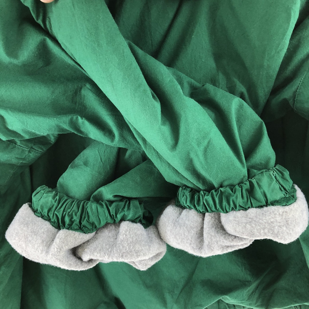 90'S POLO by Ralph Lauren hooded swing top sports jacket made in USA, men's XXL unclear green type Vintage Second Hand