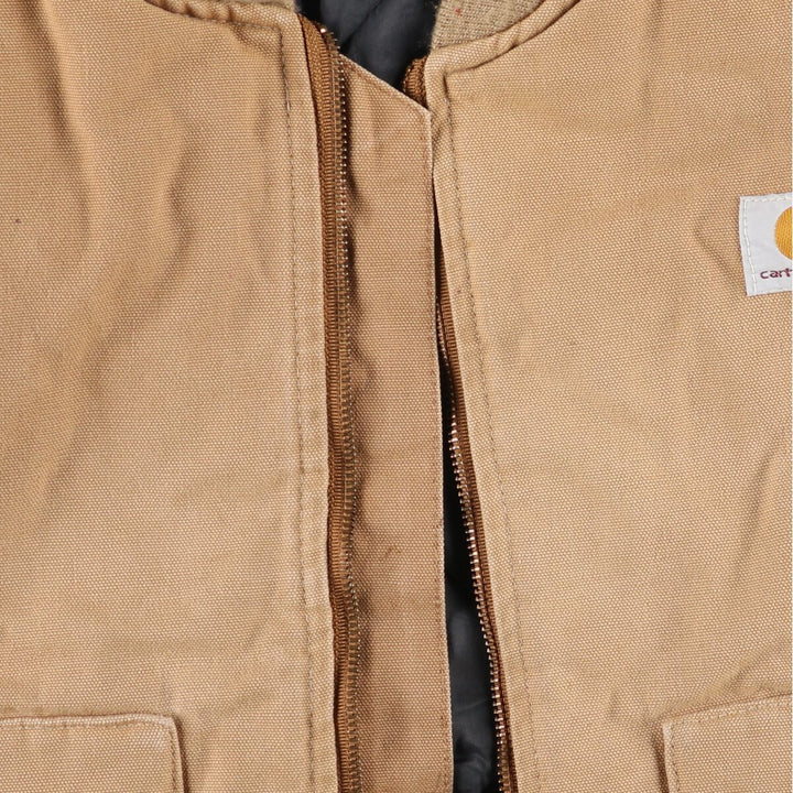 90'S Carhartt Duck Vest Made in USA Men's L Size Vintage /evb008428