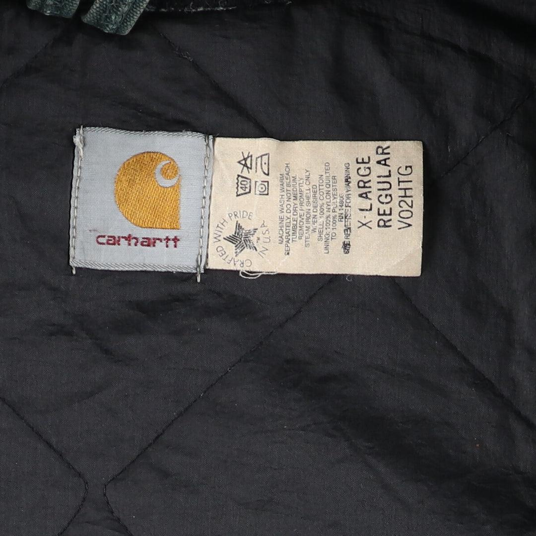 80s-90'S Carhartt Duck Vest Made in USA Men's XL Vintage /evb008429