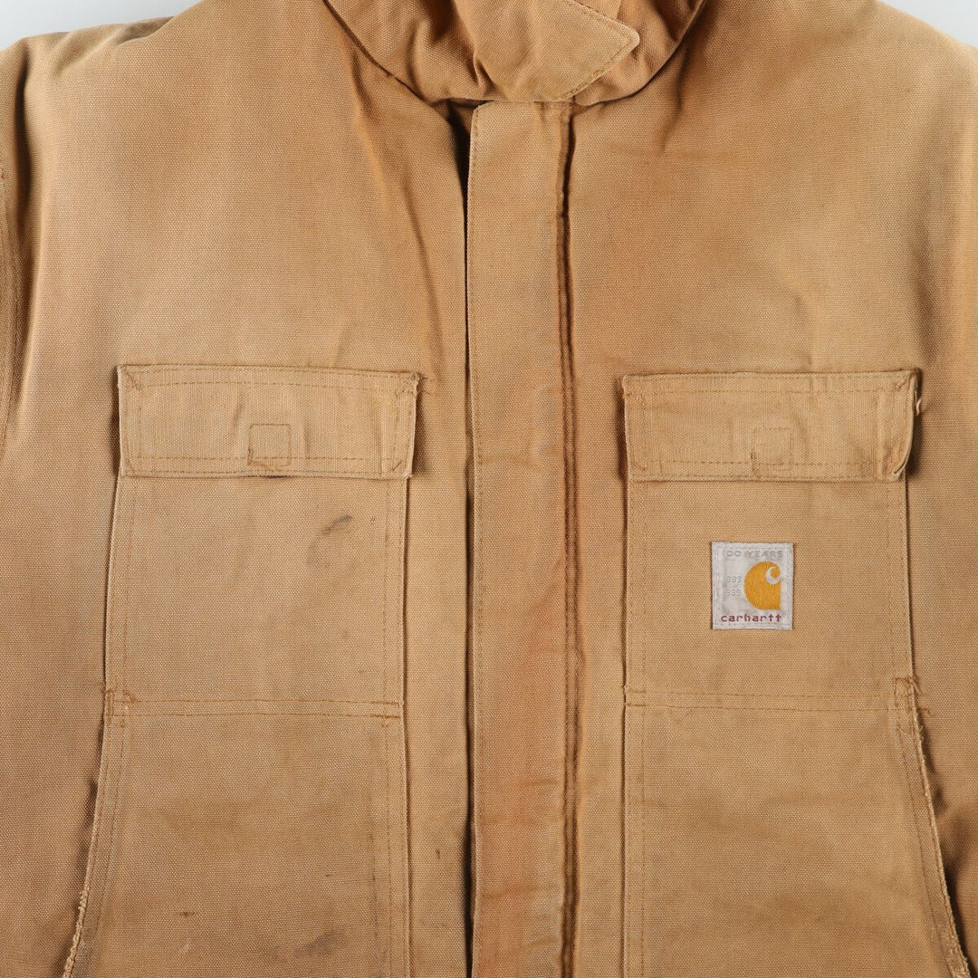 80s-90'S Carhartt 100th Anniversary Model Traditional Coat Duck Work Jacket Made in USA Men's XL /evb008436