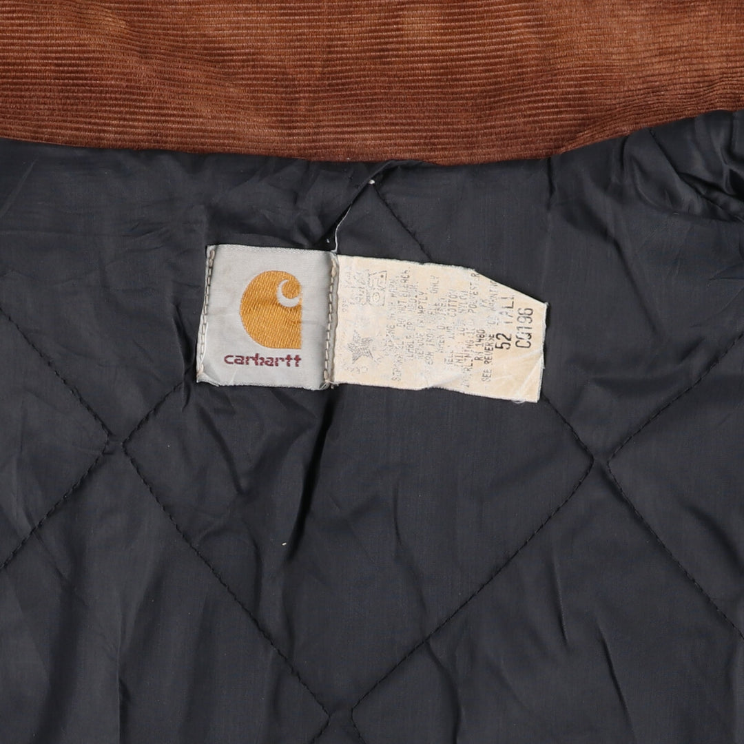 90'S Carhartt Traditional Coat Duck Work Jacket Made in USA Men's XXL Vintage /evb008442