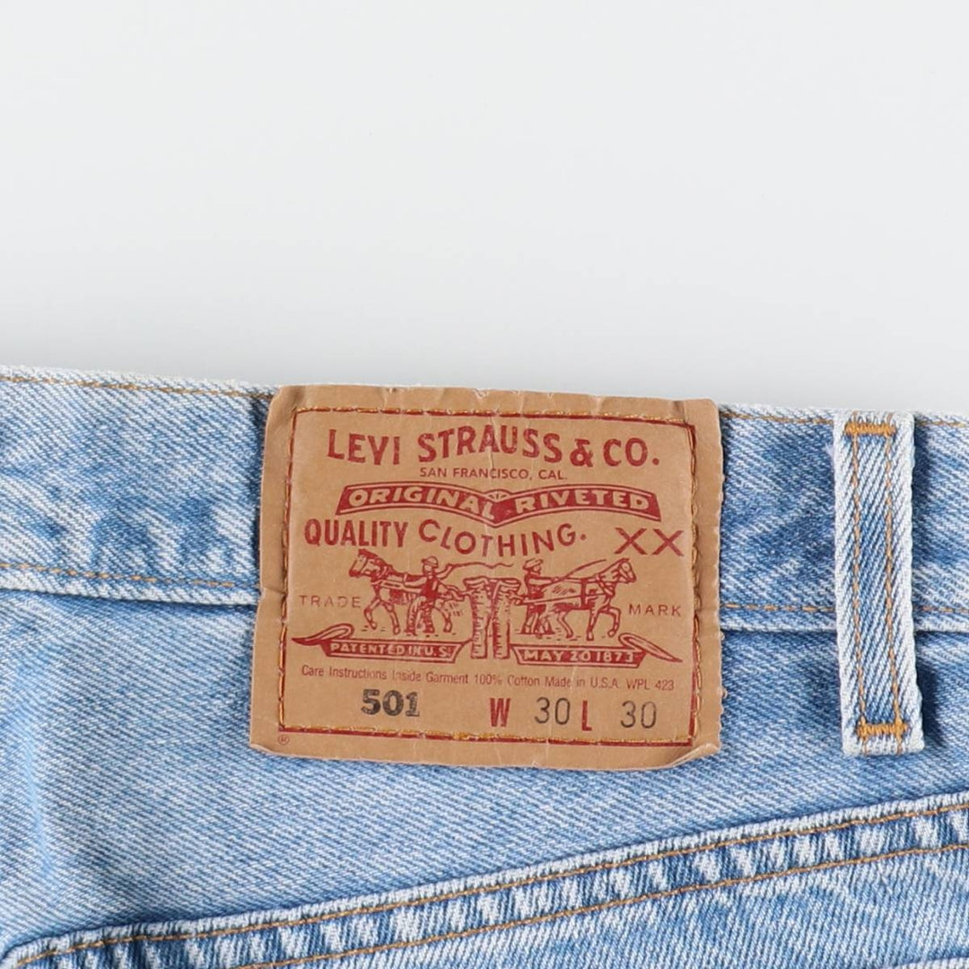 90'S Levi's 501 Straight Denim Pants Made in USA Men's W29 Vintage /evb008479