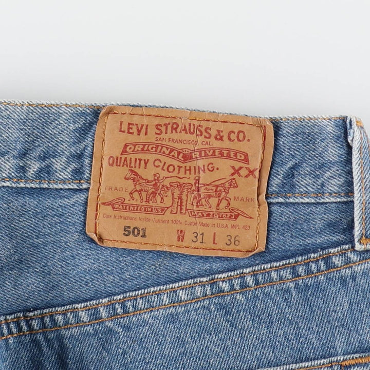 90'S Levi's 501 Straight Denim Pants Made in USA Men's W30 Vintage /evb008484