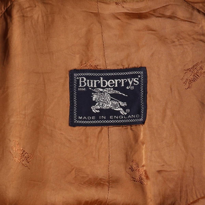 70s~ Burberry's Balmacaan coat, made in England, men's size L, vintage /evb008498