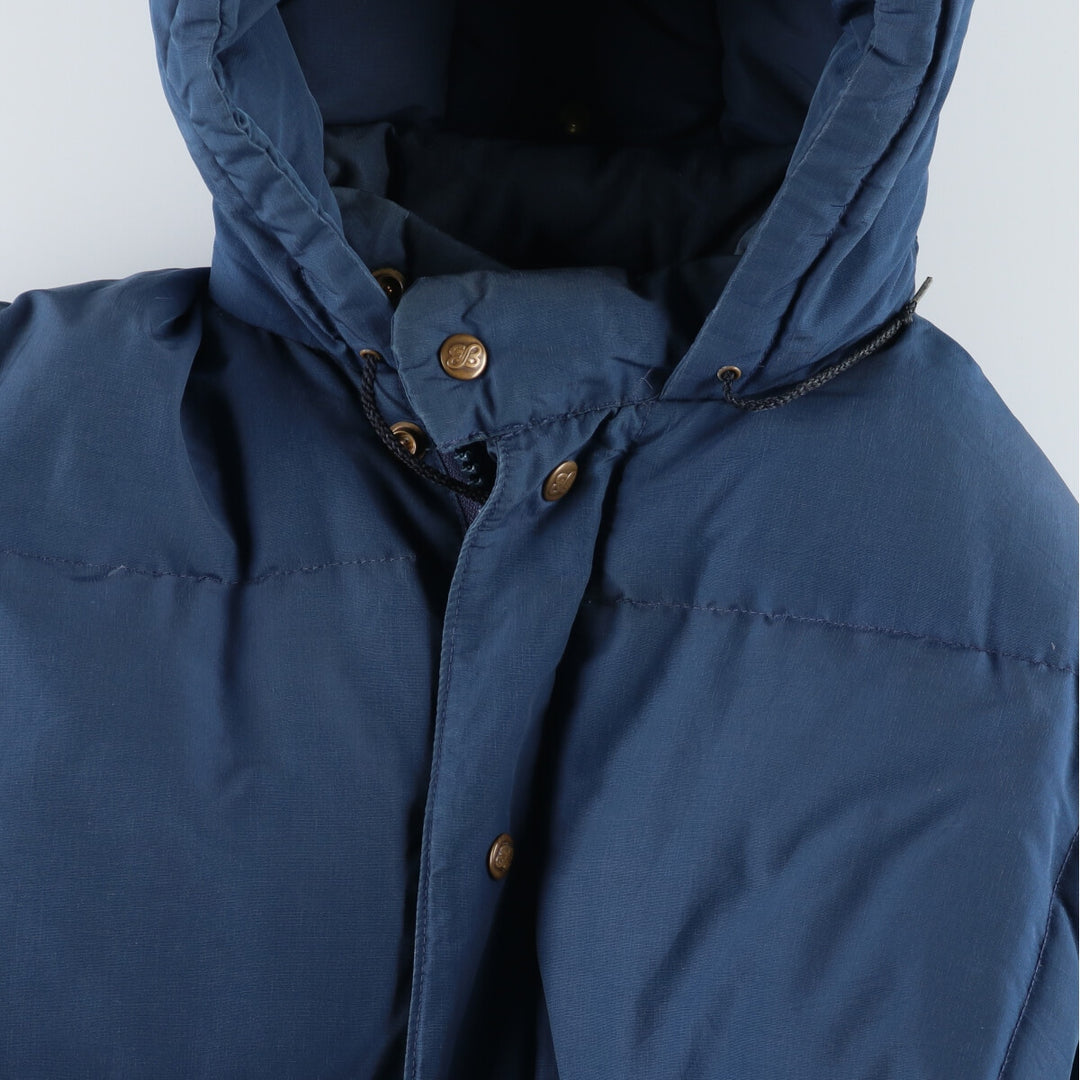 Vintage 70'S Eddie Bauer Black Tag Karakoram Goose Down Parka, Men's Size L Goose down (insulation) navy blue type Vintage Second Hand