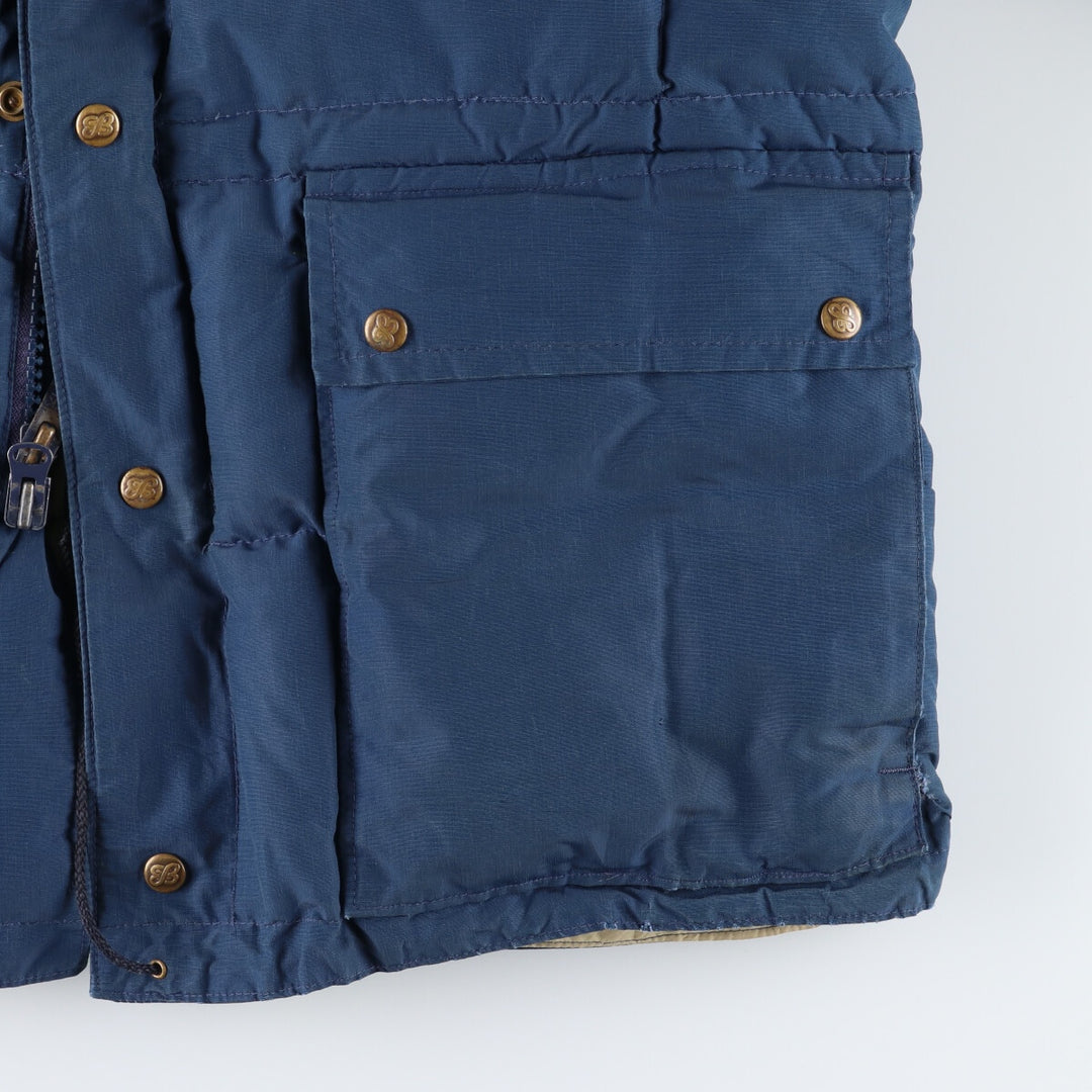 Vintage 70'S Eddie Bauer Black Tag Karakoram Goose Down Parka, Men's Size L Goose down (insulation) navy blue type Vintage Second Hand