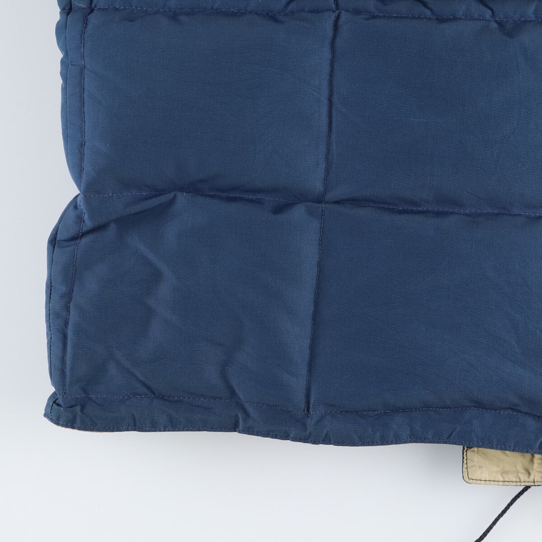 Vintage 70'S Eddie Bauer Black Tag Karakoram Goose Down Parka, Men's Size L Goose down (insulation) navy blue type Vintage Second Hand