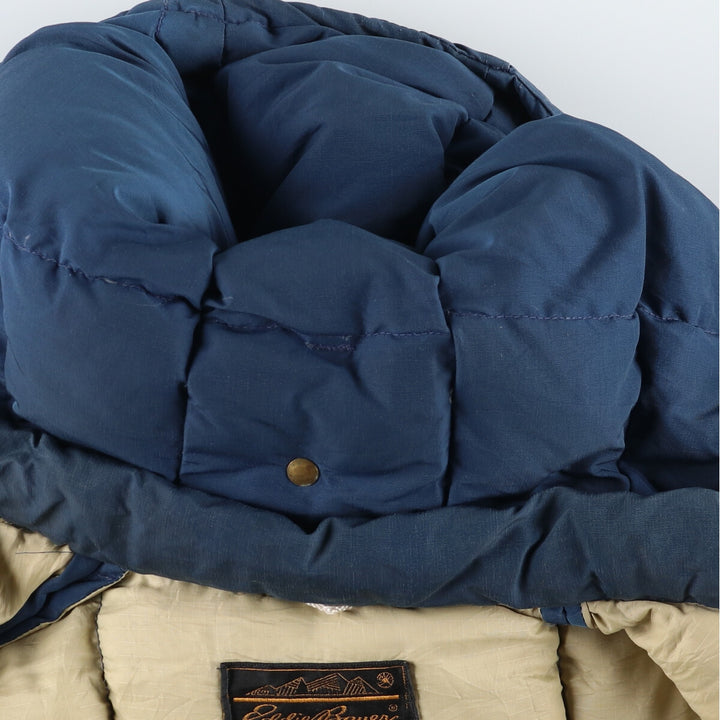 Vintage 70'S Eddie Bauer Black Tag Karakoram Goose Down Parka, Men's Size L Goose down (insulation) navy blue type Vintage Second Hand