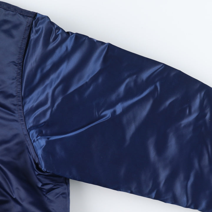 90'S Starter MLB New York Yankees Nylon Stadium Jacket Award Jacket Made in USA Men's XL Nylon navy blue type Vintage Second Hand