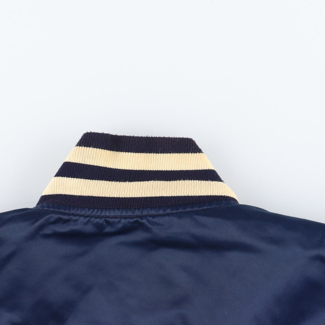 90'S Starter MLB New York Yankees Nylon Stadium Jacket Award Jacket Made in USA Men's XL Nylon navy blue type Vintage Second Hand