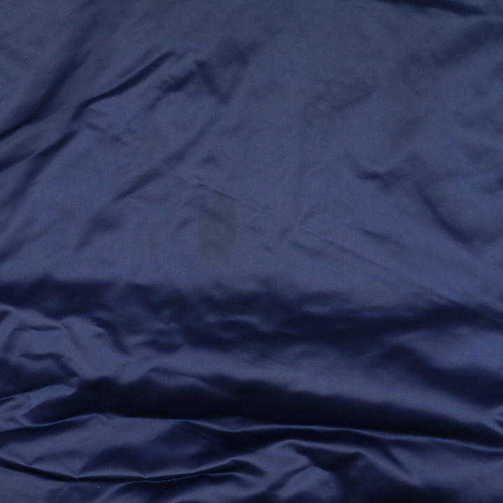 90'S Starter MLB New York Yankees Nylon Stadium Jacket Award Jacket Made in USA Men's XL Nylon navy blue type Vintage Second Hand