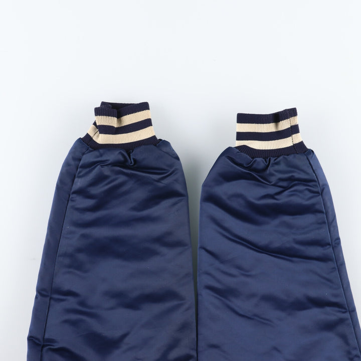 90'S Starter MLB New York Yankees Nylon Stadium Jacket Award Jacket Made in USA Men's XL Nylon navy blue type Vintage Second Hand