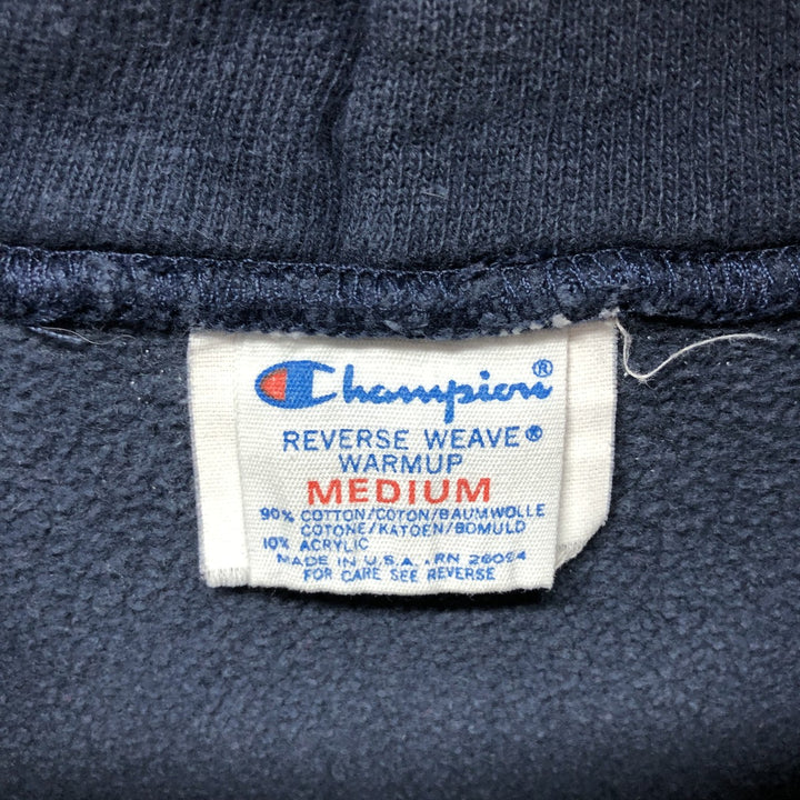 80'S Champion Reverse Weave Tricot Tag College Sweat Pullover Hoodie Made in USA Men's M /evb008532