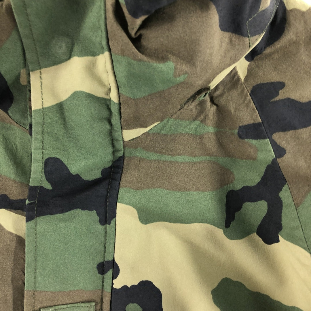 Genuine US military item, 90'S camouflage pattern woodland camo ECWCS 1st GEN military Gore-Tex parka LARGE-REGULAR equivalent to men's L /evb008549