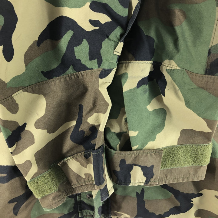 Genuine US military item, 90'S camouflage pattern woodland camo ECWCS 1st GEN military Gore-Tex parka LARGE-REGULAR equivalent to men's L /evb008549