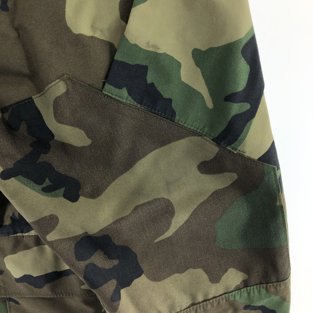 Genuine US military item, 90'S camouflage pattern woodland camo ECWCS 1st GEN military Gore-Tex parka LARGE-REGULAR equivalent to men's L /evb008549