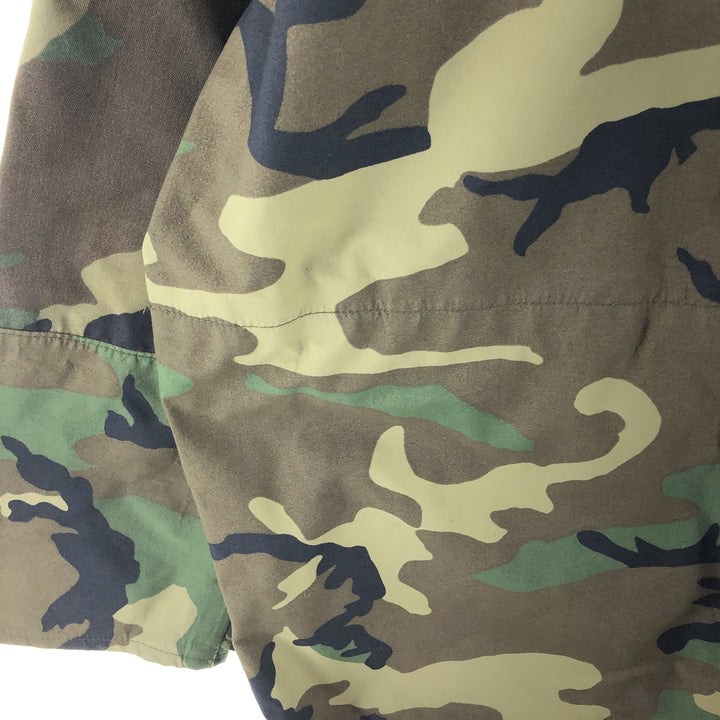 Genuine US military item, 90'S camouflage pattern woodland camo ECWCS 1st GEN military Gore-Tex parka LARGE-REGULAR equivalent to men's L /evb008549