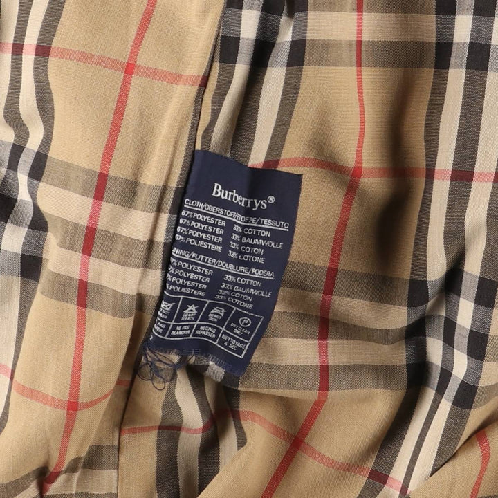 Burberry trench coat, made in England, size S polyester Beige type Vintage Second Hand