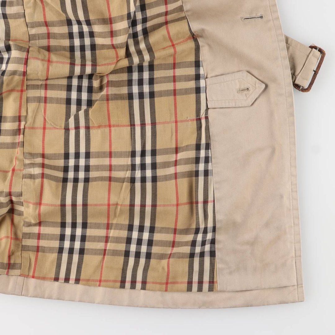 Burberry trench coat, made in England, size S polyester Beige type Vintage Second Hand