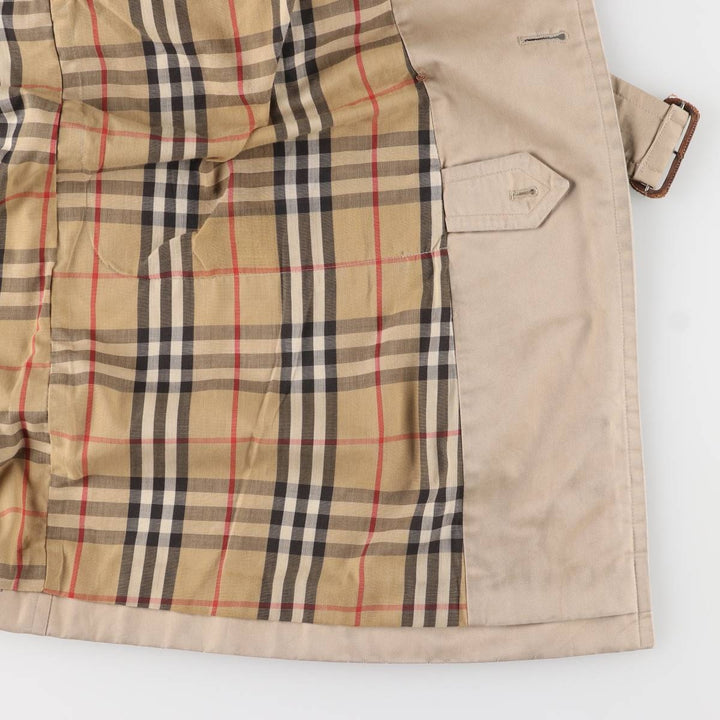 Burberry trench coat, made in England, size S polyester Beige type Vintage Second Hand