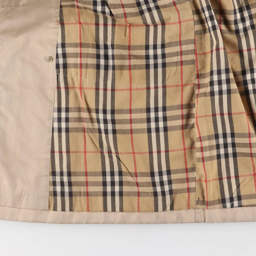 Burberry trench coat, made in England, size S polyester Beige type Vintage Second Hand