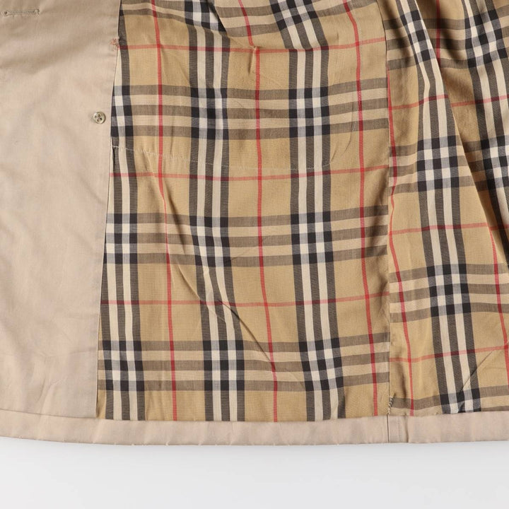 Burberry trench coat, made in England, size S polyester Beige type Vintage Second Hand