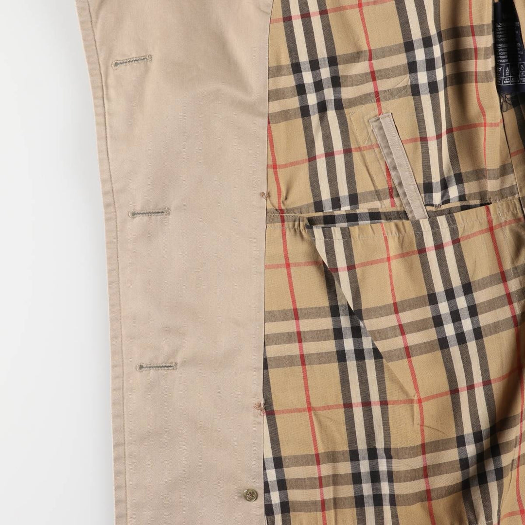 Burberry trench coat, made in England, size S polyester Beige type Vintage Second Hand