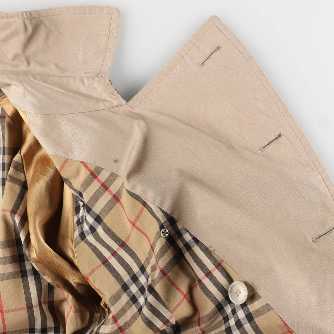 Burberry trench coat, made in England, size S polyester Beige type Vintage Second Hand