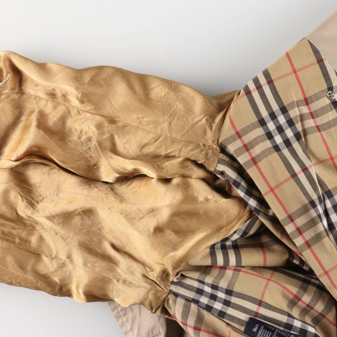 Burberry trench coat, made in England, size S polyester Beige type Vintage Second Hand