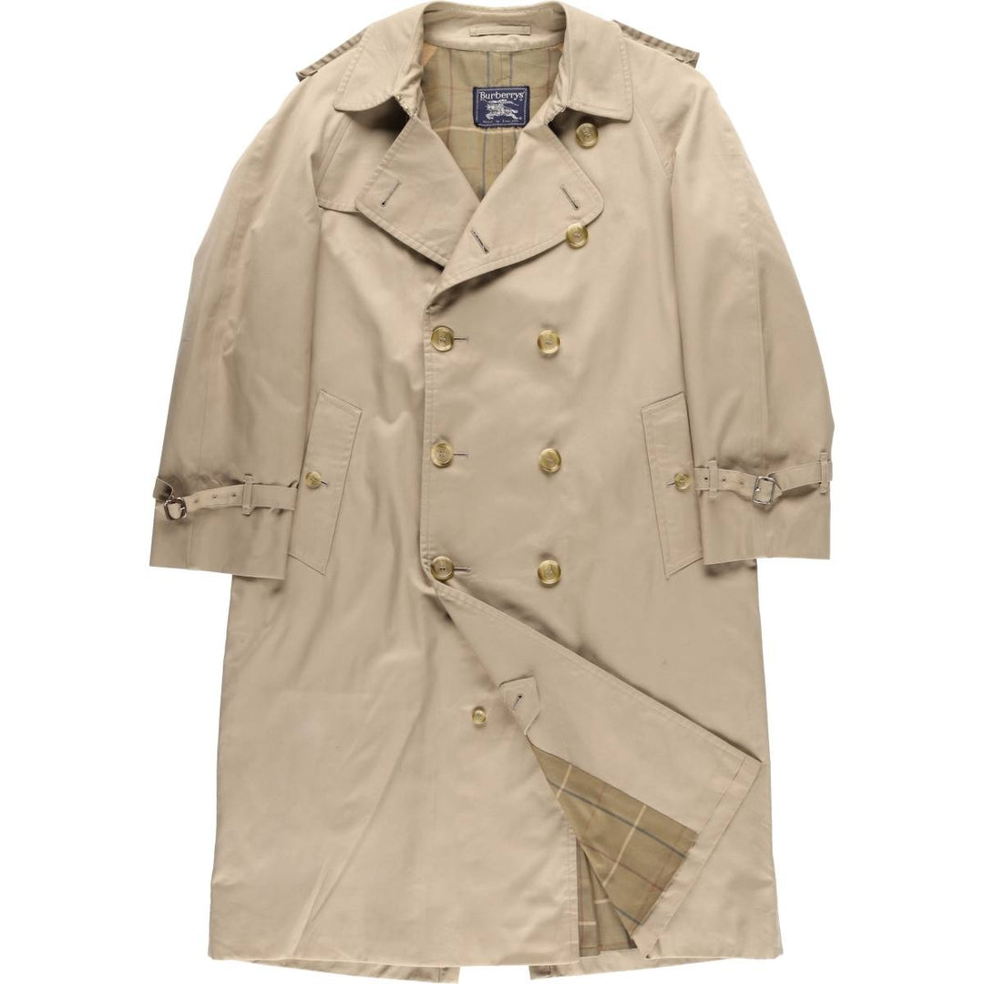 Burberry's trench coat, made in England, size L cotton Beige type Vintage Second Hand