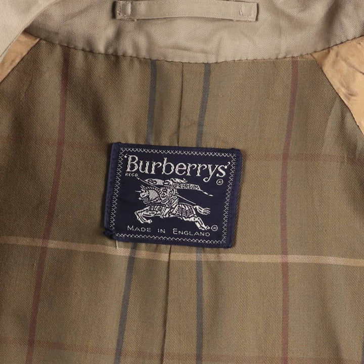 Burberry's trench coat, made in England, size L cotton Beige type Vintage Second Hand