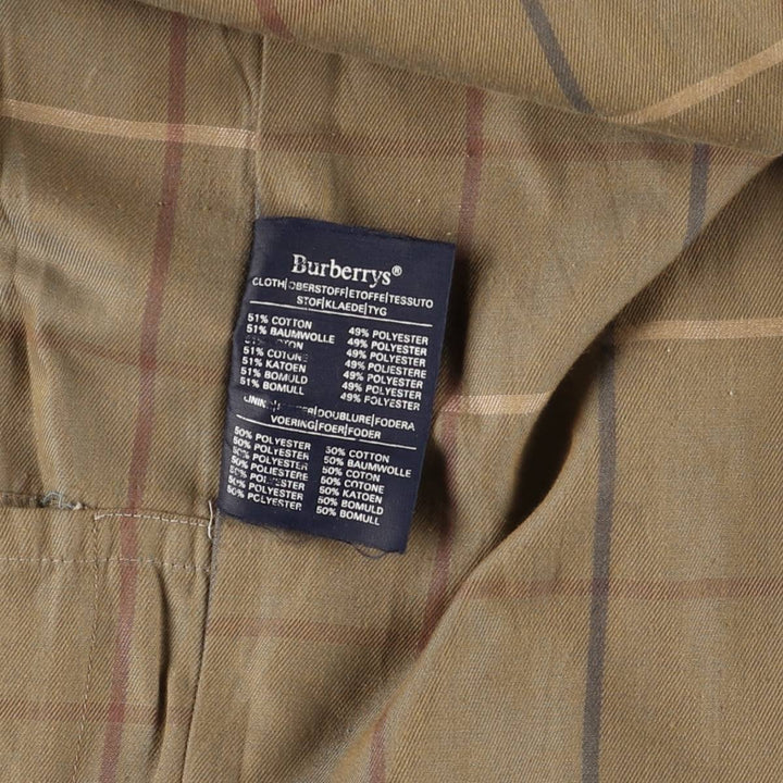 Burberry's trench coat, made in England, size L cotton Beige type Vintage Second Hand