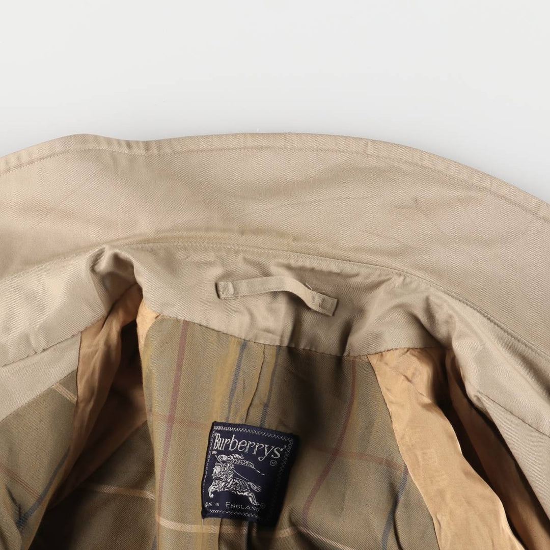 Burberry's trench coat, made in England, size L cotton Beige type Vintage Second Hand