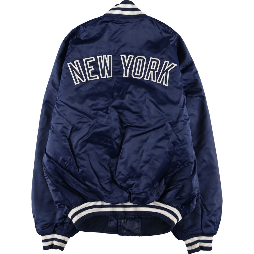 00'S Nike NIKE TEAM MLB New York Yankees Nylon Stadium Jacket Award Jacket Men's S Nylon navy blue type Vintage Second Hand