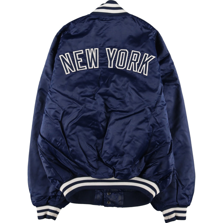 00'S Nike NIKE TEAM MLB New York Yankees Nylon Stadium Jacket Award Jacket Men's S Nylon navy blue type Vintage Second Hand