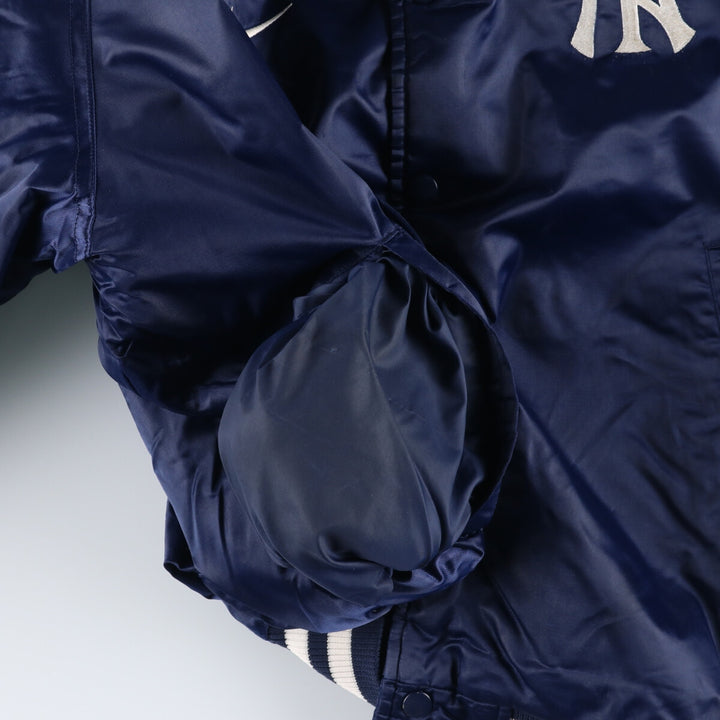 00'S Nike NIKE TEAM MLB New York Yankees Nylon Stadium Jacket Award Jacket Men's S Nylon navy blue type Vintage Second Hand